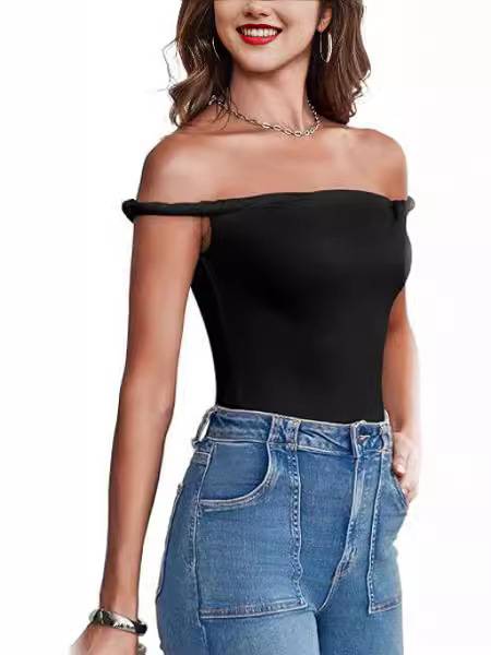 Twisted Off-shoulder T-shirt - Image 3